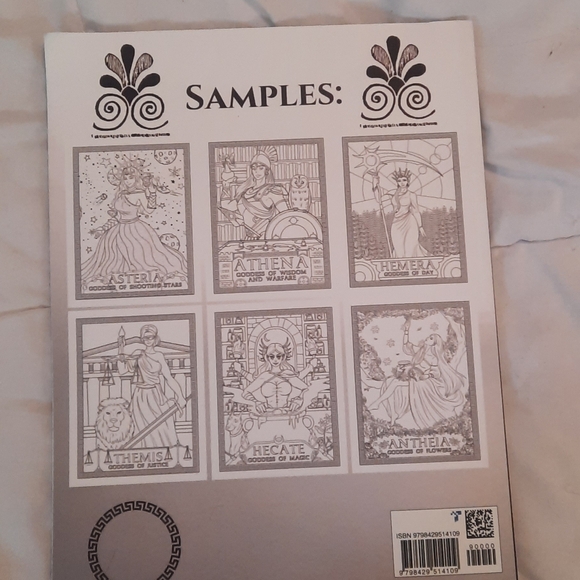 Greek Goddesses Coloring Book - Picture 2 of 2